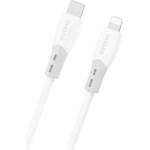 Dudao Кабел за зареждане Dudao L25SX USB-C / Lightning 30W - Бял / 2m KP41475