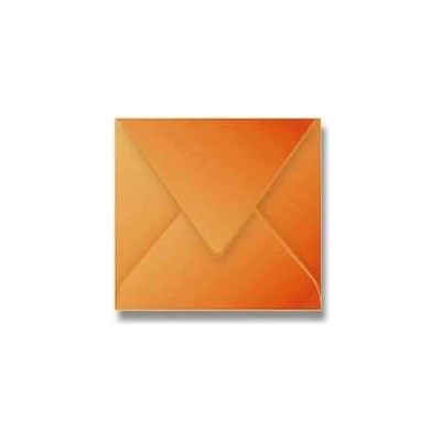 Obálka Clairefontaine, 165 x 165 mm, tm. oranžová, 20 ks