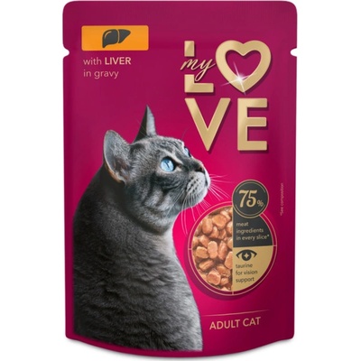 My Love for adult cats With liver in delicate sauce 85 g