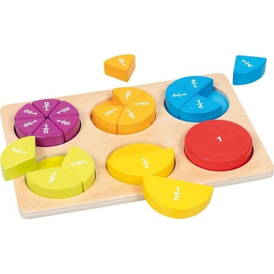 Goki vkladacie puzzle Zlomky