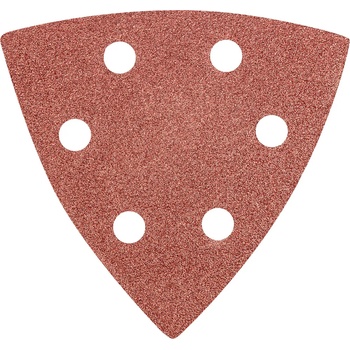 GRAPHITE Делта шкурка с велкро 93 x 93 mm K 80, 5 бр. , с отвори 55H765 (55H765)