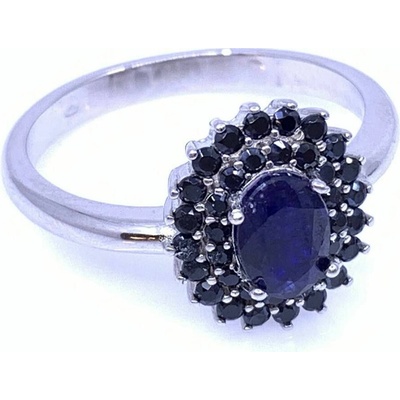 Šperky Jan Kos jewellery Stříbrný prsten se safírem 12126973