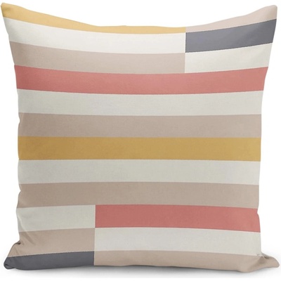 Mila Home Калъфка за възглавница 43x43 cm Rosy Bandas - Mila Home (HKG-MMN-Kilif-001)