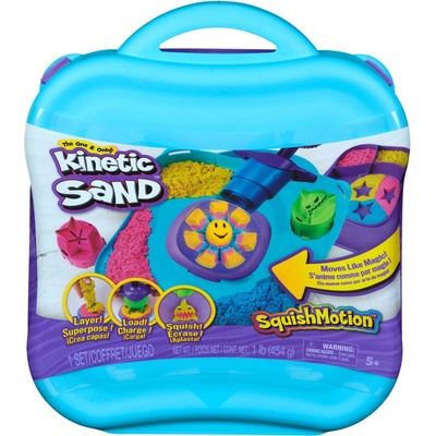 SPIN MASTER Kinetic Sand Squish Motion set kinetický písek s nástroji 6069401