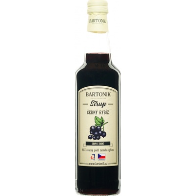 Bartonik Sirup černý rybíz 60% 0,5 l