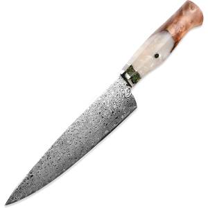 HARAHU Дамаски кухненски нож SA-20110 - Chef / Бяла KP20110