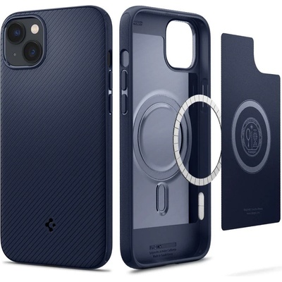 Spigen Кейс Spigen MAG ARMOR за iPhone 14 Plus, Navy Blue (8809811864328)