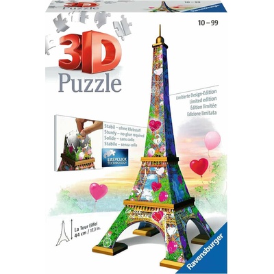 Ravensburger 3D puzzle Eiffelova věž Love Edition 216 ks