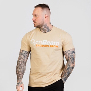GymBeam Тениска Grow Sand L