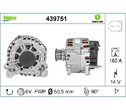 Alternátor VALEO 439751