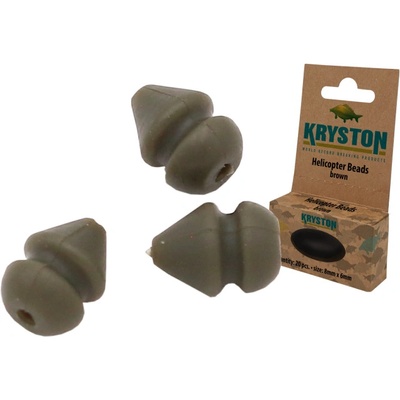 Kryston Korálky Helikoptérové Hnedé 20ks