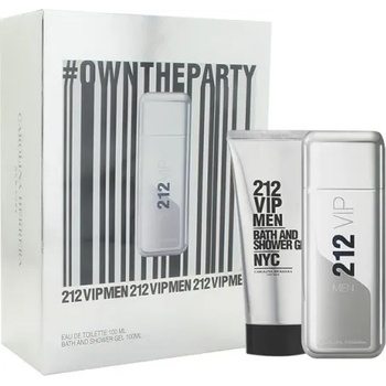 Image 1 of Carolina Herrera 212 VIP Men Подаръчен комплект, Тоалетна вода 100ml + Душ гел 100ml (Travel set), мъже