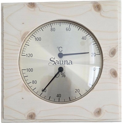 SAWO Finland SAWO 281-THBS – teplomer a vlhkomer do sauny, smrek
