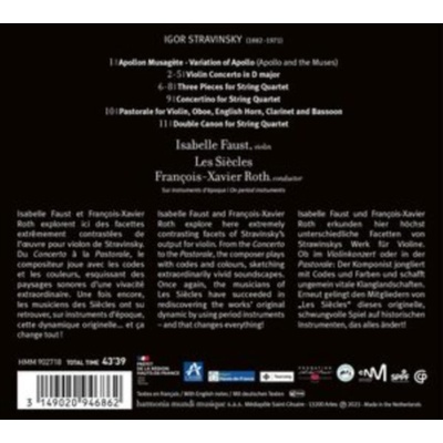 Stravinsky - Violin Concerto & Chamber Works Album CD