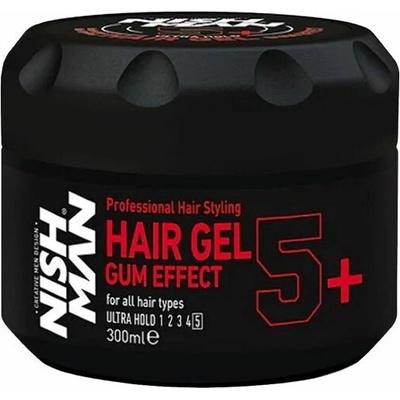 NISHMAN Ultra Strong Gum Effect Hair Gel 5+ 300 ml
