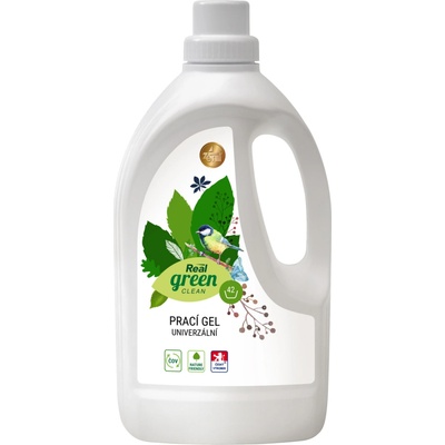 Real Green Clean prací gel 142 praní 5 l