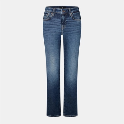 7 For All Mankind Дънки 7 For All Mankind Women's Calie Straight Leg Jeans - Dark Blue