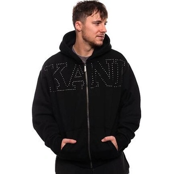 Karl Kani Studded Retro OS Full Zip Hoodie black