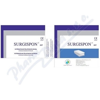 AEGIS LTD Surgispon Standard 8x5x1cm 2ks