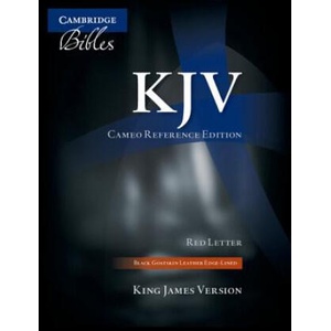 KJV Cameo Reference Bible, Black Edge-lined Goatskin Leather, Red-letter Text, KJ456: XRE Black Goatskin Leather | Baker Publishing Group (ISBN: 9780521146128)
