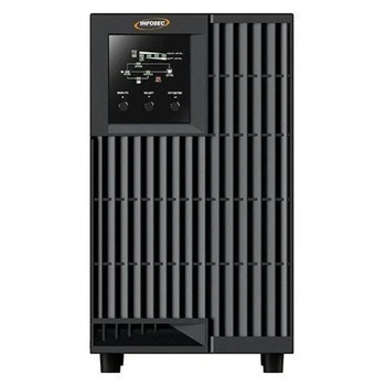 INFOSEC E4 Value 3000 непрекъсваемо захранване (UPS) Двойно преобразуване (онлайн) 3 kVA 2400 W 4 AC изход(а) (INF_674192)