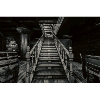 DIMEX ART s. r. o Флизелинов фототапет интериор на пиратски кораб 375 x 250 см