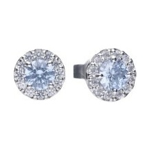 Diamonfire Luxusní stříbrné náušnice E5776