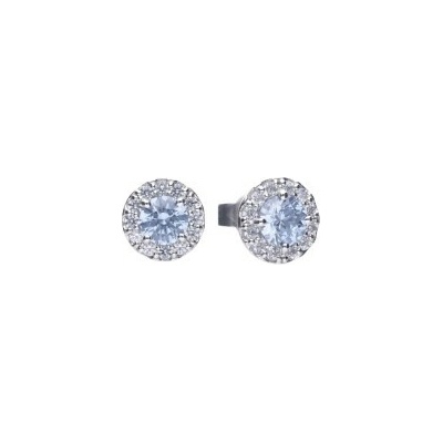 Diamonfire Luxusní stříbrné náušnice E5776