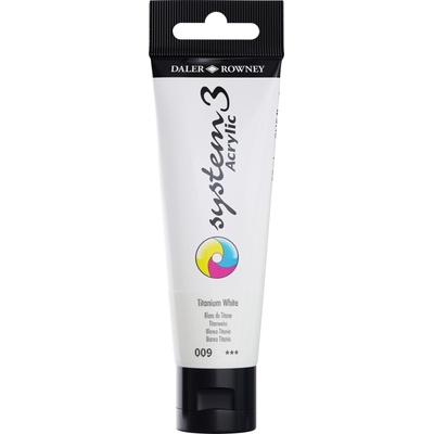 Daler-Rowney System3 АКРИЛНА боя Titanium White 59 ml 1 бр (129059009)