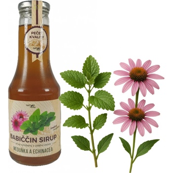 Nature NoTea Babiččin bylinný sirup Meduňka & Echinacea 0,5 l