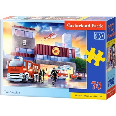 Castorland Пъзел Castorland от 70 части - Пожарна (B-070121)