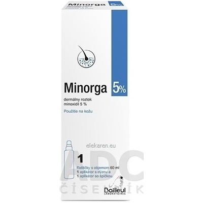 Laboratoires Opodex Industrie Minorga 5 % dermálny roztok 60 ml