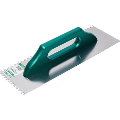 Hladítko nerezové 380 x 130 mm, 6 x 6 zubů STALCO S-37306