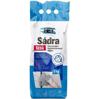 Het Sadra štukatérska sivá 3 kg