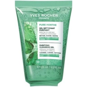 Yves Rocher Pure Menthe Почистващ гел за лице, 125 ml