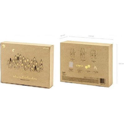 Ditipo Adventní kalendář papírové chaloupky