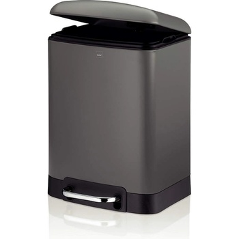 Kela 6 л сив кош за отпадъци с педал KELA от серия Davino