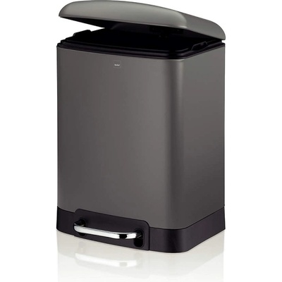 Kela 6 л сив кош за отпадъци с педал KELA от серия Davino