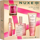 Nuxe Happy In Pink suchý olej Huile Prodigieuse Florale 100 ml + sprchový gel Prodigieux Floral 100 ml + EDP Prodigieux Floral 15 ml + svíčka Prodigieux Floral 70 g dárková sada