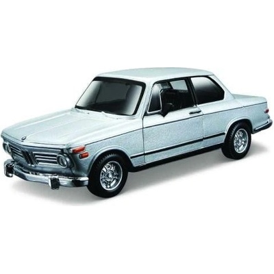 Bburago BMW 2002tii 1972 Silver 1:32
