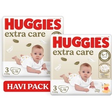 Huggies Extra Care 3 6-10kg Monthly Pack P72x2