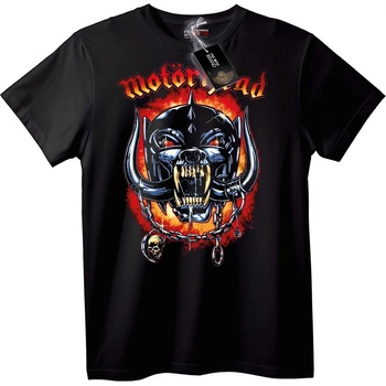 NOONEBRAND Тениска с Череп на Motörhead - M, Black