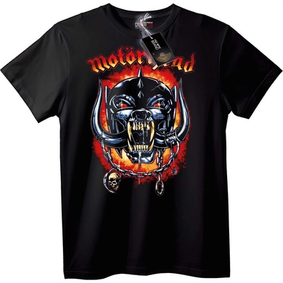 NOONEBRAND Тениска с Череп на Motörhead - M, Black