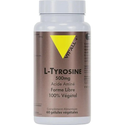 Vit’All+® L-Тирозин 500 mg 60 капсули | Vit’All+® (662041 (TYR) VP)