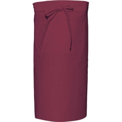 Link Kitchen Wear Kuchařská zástěra s kapsou X970T Bordeaux 100x70cm
