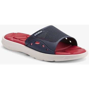 Coqui MELKER pánské pantofle modré červené bílé
