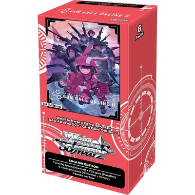 Weiss Schwarz Sword Art Online Alternative Gun Gale Online II Extra Booster Display
