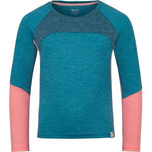 Trollkids Детска спортна тениска Trollkids Girl's Seiland Longsleeve Sport shirt - Harbor Blue - размер 152 (EU) (704-4648-0118)