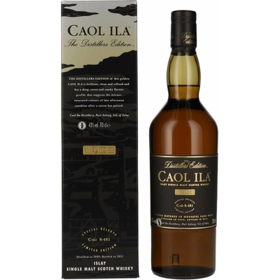 CAOL ILA THE DISTILLERS EDITION DOUBLE MATURED 2021 43% 0,7 l (kartón)