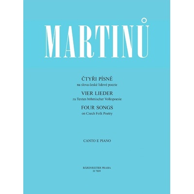 Čtyři písně na slova české lidové poezie